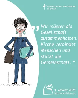 Illustration zur Kirchenwahl
