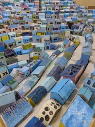 Modell eines Stadtviertels in Busan