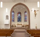 Blick in den Kirchenraum der Bergkirche Bahlingen