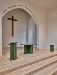 Die alte Dorfkirche in Laudenbach nach der Neugestaltung