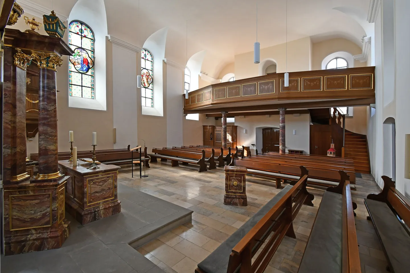 Quelle: Foto: Evangelische Kirche in Eichtersheim Sitzauflagenheizung in Eichtersheim