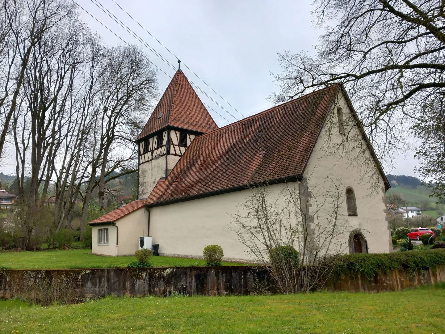 Kirche Oberschüpf mit Wärmepumpe