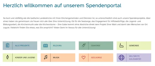 Quelle: Fundraising EKiBa Beispielbild Einbindung twingle Spendenformular