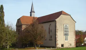 Außenansicht Klosterkirche Lobenfeld