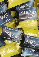 Ohrstöpselpäckchen mit Aufdruck Stille to go