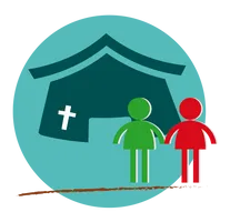 Piktogramm Kirche in anderer Form