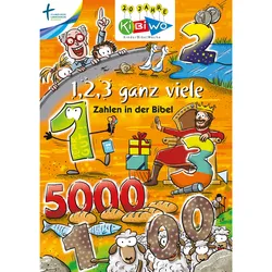 Cover KiBiWo 1, 2, 3 ganz viele - Zahlen in der Bibel