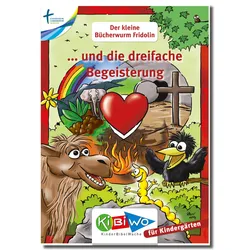 Cover KiBiWo Der kleine Bücherwurm Fridolin ... und die dreifache Begeisterung