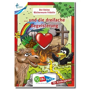 Cover KiBiWo Der kleine Bücherwurm Fridolin ... und die dreifache Begeisterung