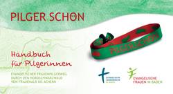 Grünes Pilgerarmband mit Aufdruck Pilger.Schön