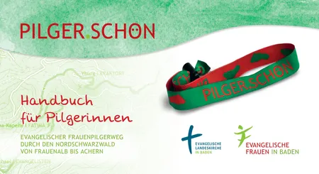 Grünes Pilgerarmband mit Aufdruck Pilger.Schön