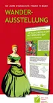 Frau mit Dispaly zur Wanderausstellung