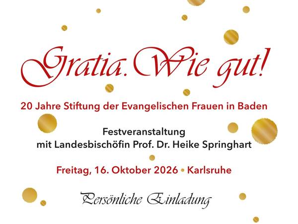 Einladung GRATIA-Mahl