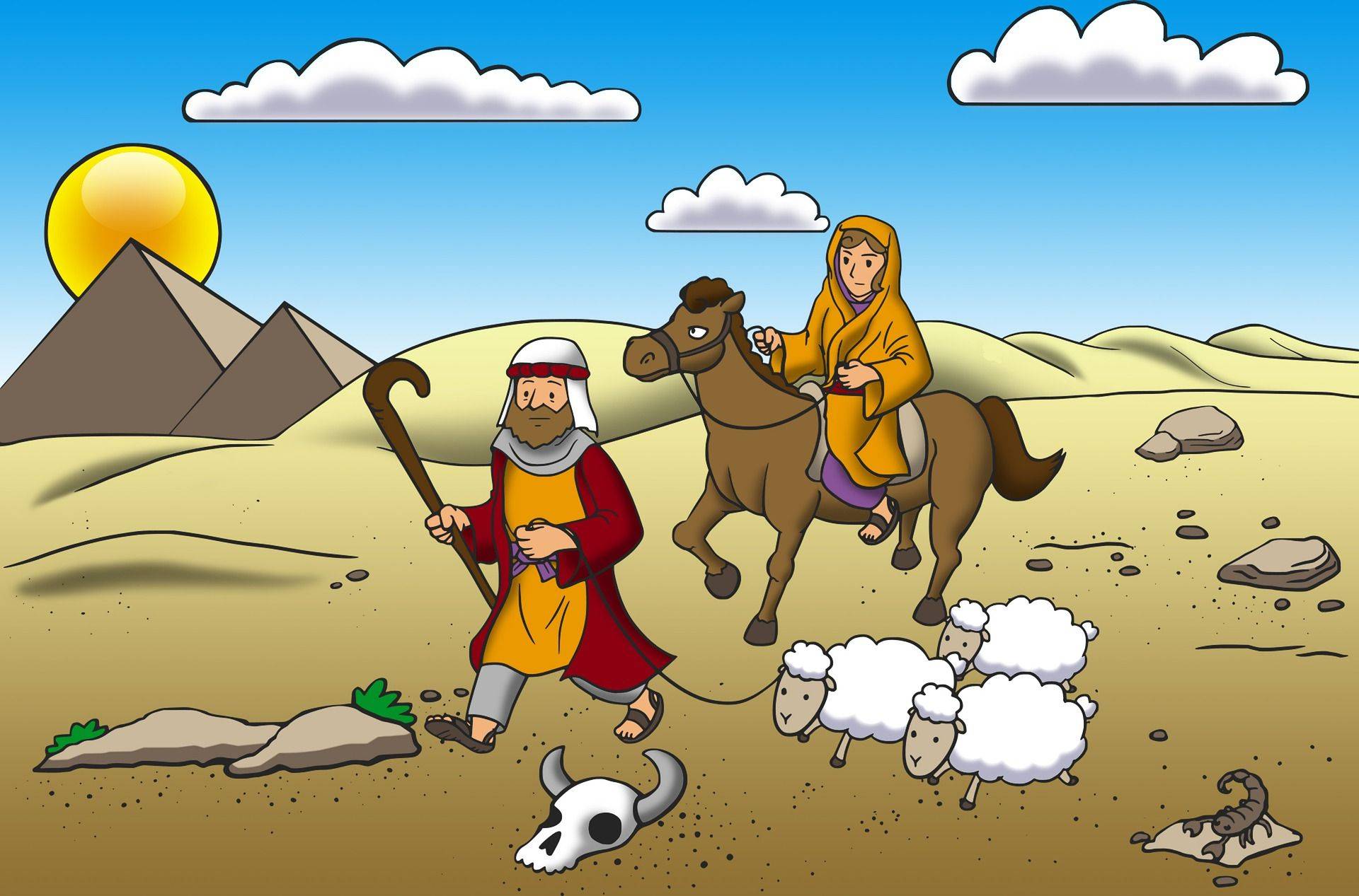 Abraham in der Wüste