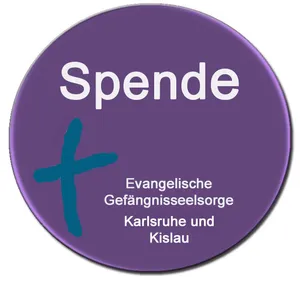 Quelle: Annette Wohlfeil Spendbutton: Lila Button mit weißer Schrift und blagrünem Logokreuz der Landeskirche Baden