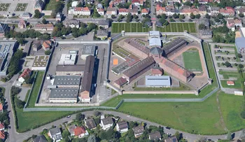 Quelle: Gefängnisseelsorge Brucsal Luftbild der JVA Bruchsal