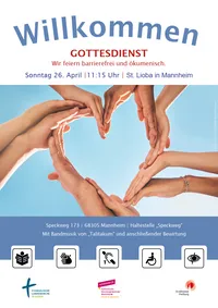 Inklusiver Gottesdienst in Mannheim am 26.04.2026
