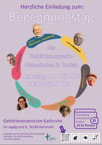 Begegnungstag der Gebärdensprach-Gemeinden in Baden am 18. Juli 2026 in Karlsruhe