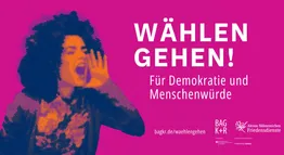 Wählen gehen! Plakat