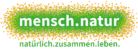 Logo mensch.natur natürlich.zusammen.leben