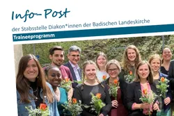 Quelle: EOK/Ref 2/Abteilung Personal und Strategie/Stabsstelle Diakon*innen/Traineekurs 22 Vorschaubild Info-Post mit Traineekurs 22
