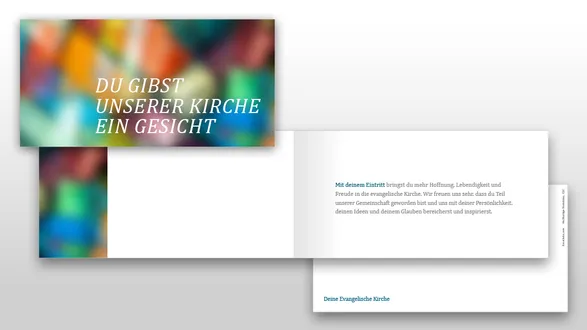 Eintrittskarte "Du gibst unserer Kirche ein Gesicht"