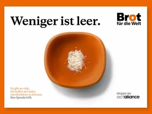 Kampagnenplakat von Brot für die Welt 2008